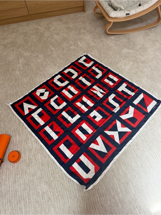 Hermes Accessories - Hermes Alphabet Letters Scarf